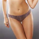 Wonderbra Animal Gel String. Enkel stringtrosa med leopardtryck. 
